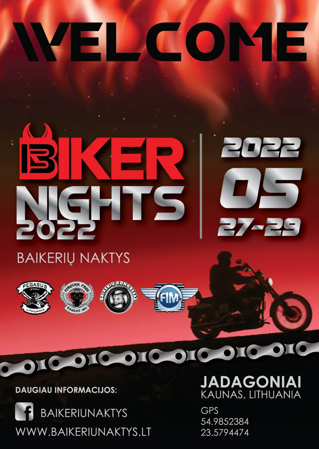 Pranešimas dėl "Baikerių naktys 2022"